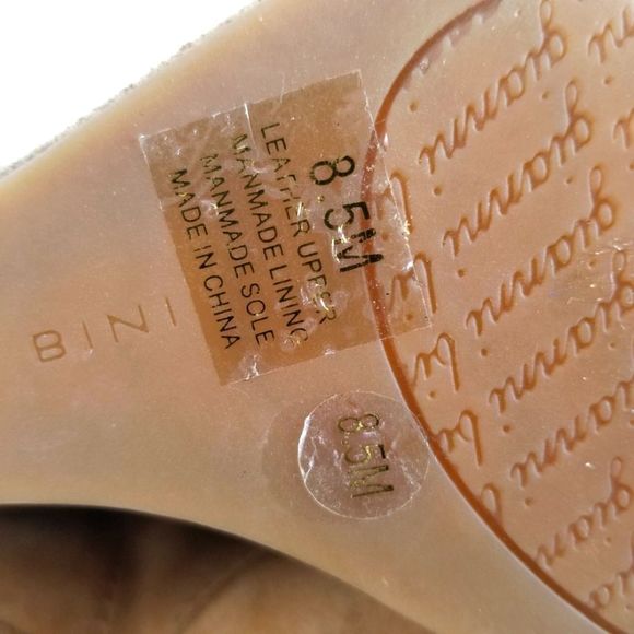 NWOT Gianni Bini Tan Lace Up Ankle Boot. Size 8.5M. S709 - Picture 7 of 9